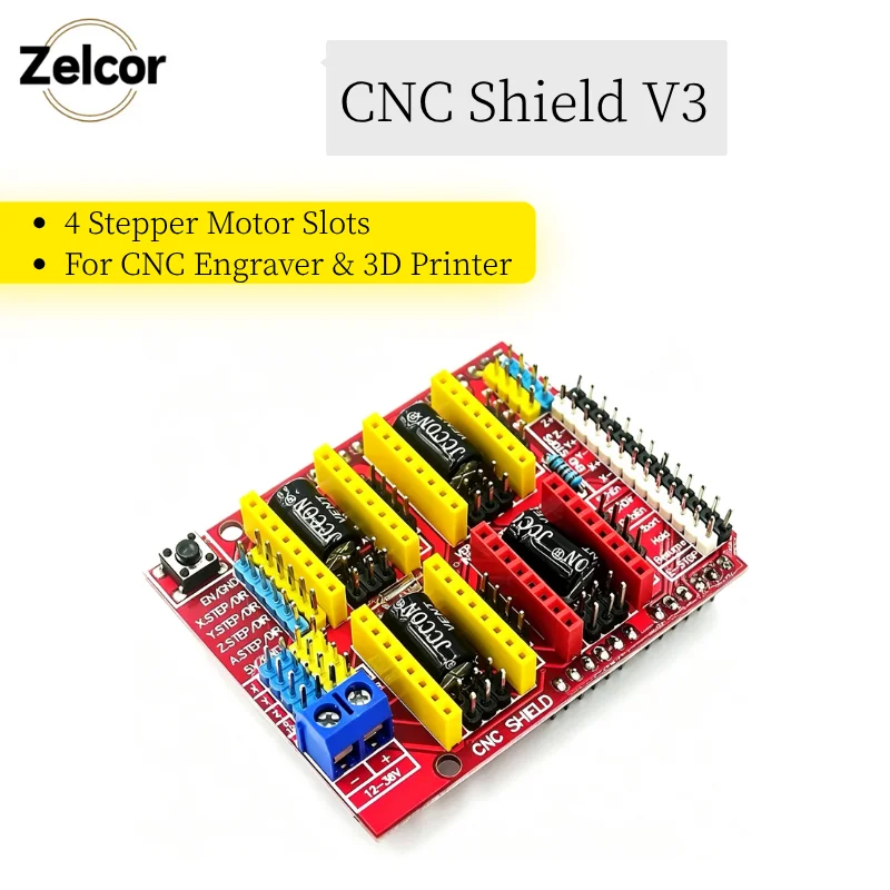 A4988 DRV8825 3D Printer Parts Driver Module 3D Printer CNC Shield V3 Engraving Machine A4988/DRV8825 Stepper Motor Driver