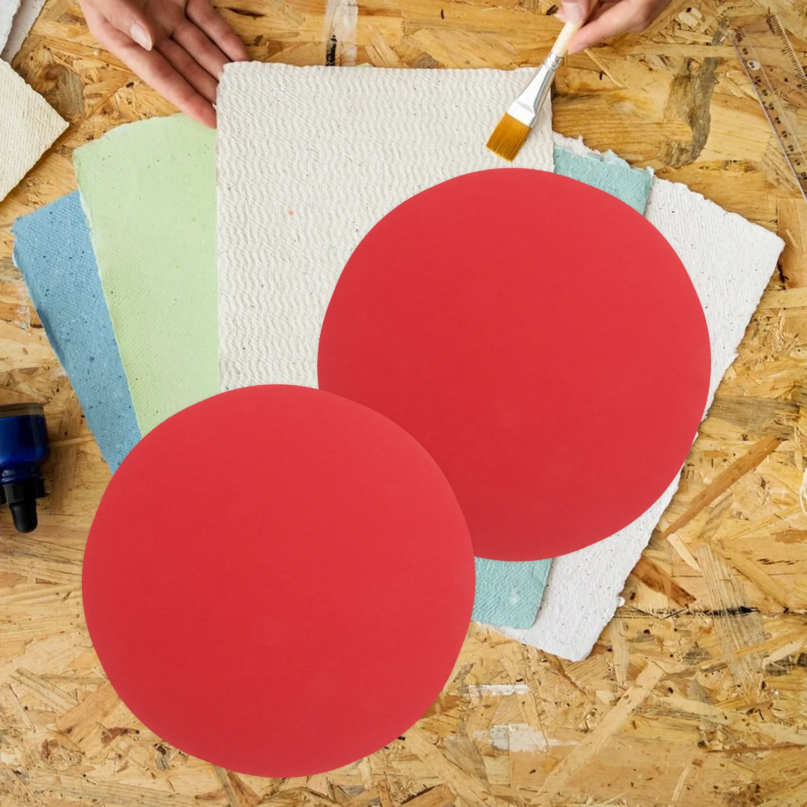 20Pcs Round Card Paper Thick Blank Drawing Sheets for Children's Handcraft Painting Creative Art Projects Marker Watercolor