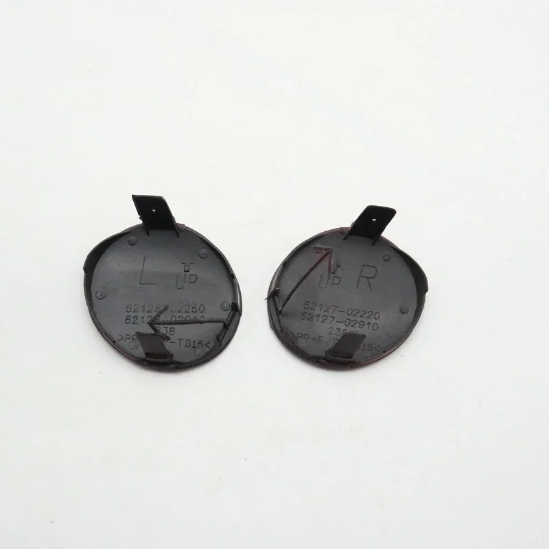 1 Pair Car Exterior Front Bumper Tow Hook Cover Trailer Cap For Toyota Corolla 2007 2008 2009