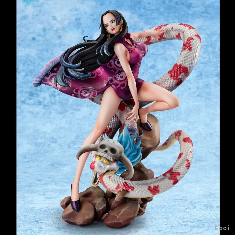 Megahouse Original Portrait.Of.One Piece A×MAXIMUM Series Pirate Empress Boya Hancock Anime Not Movable Figure Statue Model Toys