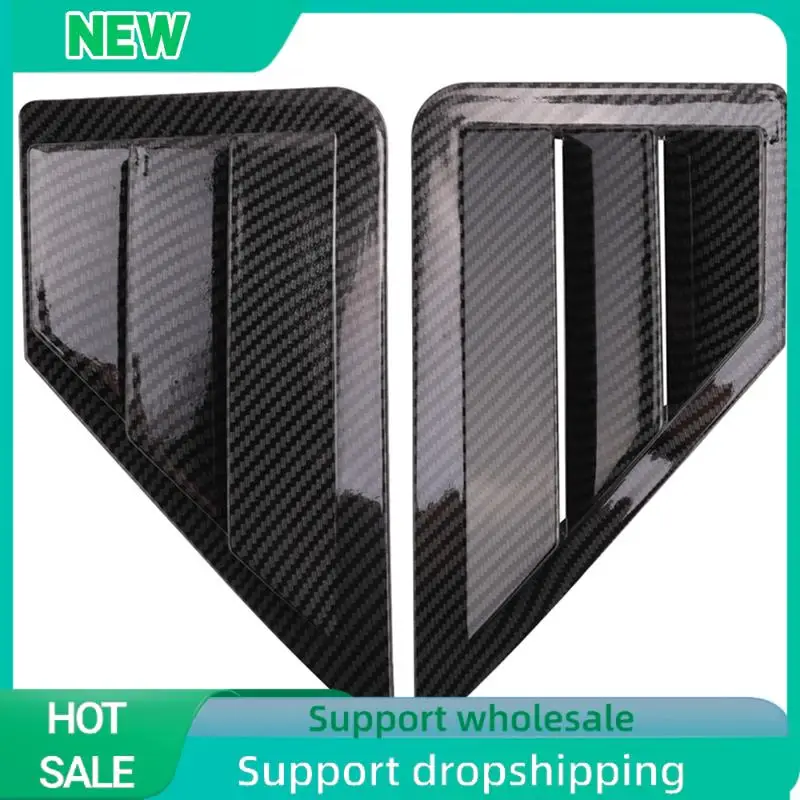 

A04E-Rear Triangle Window Shutter Trim Rear Triangle Bright Strip Patch Car Replacement For Toyota C-HR CHR 2016-2019