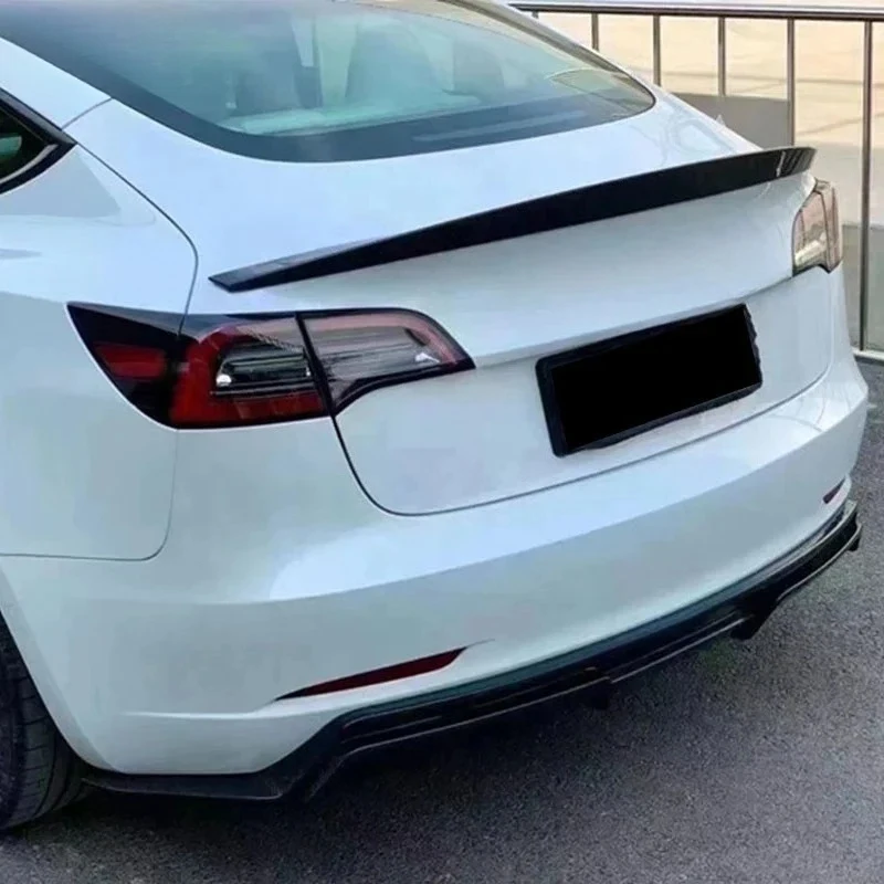 

Hot Sale Carbon Fiber Car Body Kits Artisan Style Front Lip Rear Lip Side Skirts Spoiler Model 3