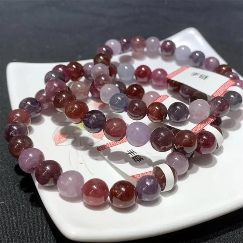 8MM Natural Colored Spinel Bracelet Reiki Healing Fengshui Stone Fashion Jewelry For Women Holiday Gift 1PCS