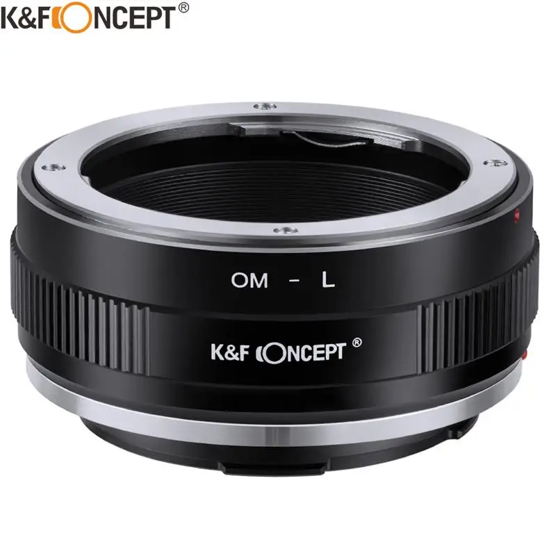 K&F CONCEPT OM-L OM Lens to L Mount Adapter Ring for Olympus OM Mount to Sigma Leica Panasonic L mount Camera