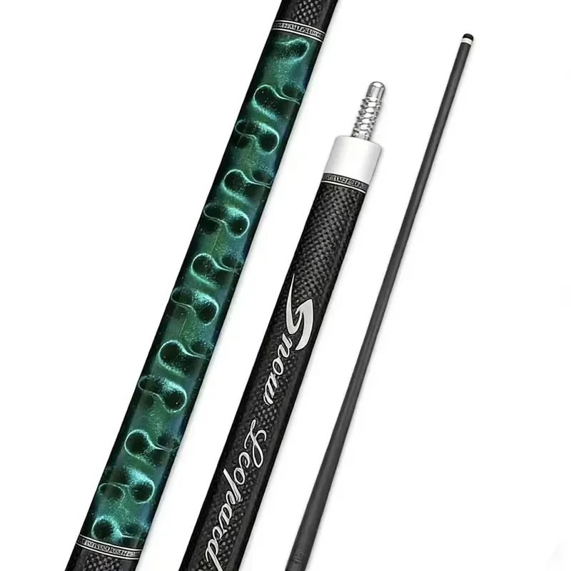 High Quality 1/2 Split 11.8MM Maple Butt Sleeve Carbon Fiber Nine-ball Ball Arm Pool Cue Stainless Steel Joint Fiberglass