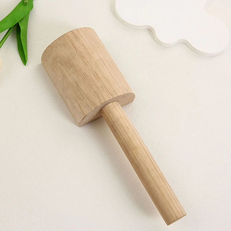 Wooden Pottery Mold With Handle Reusable DIY Smooth Suitable For Clay Pottery Ribs Wooden Shaping Porcelain Cup Tool