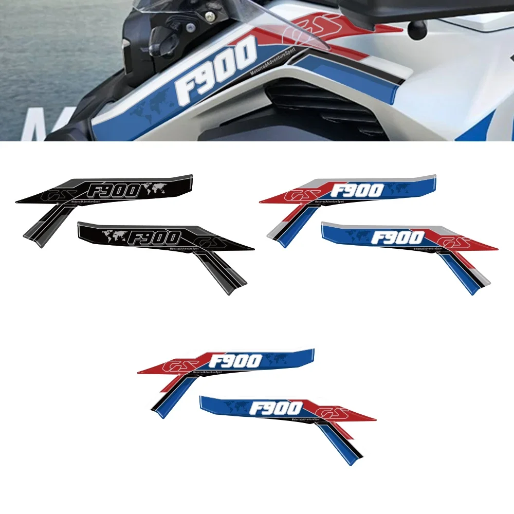 For BMW F900GS Adventure F 900 GS ADV GSA 2024-2025 Motorcycle 3D Gel Front Beak Protectors Stickers Paint Protection Decal Kit