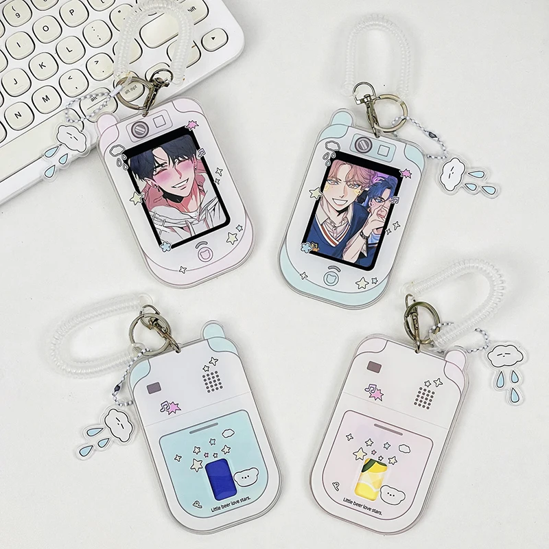 New Ins Cute Phone Camera Shape Photo Card Holder 3 Inch Kpop Idol Photo Protective Display Sleeves Kawaii Stationery Girls Gift