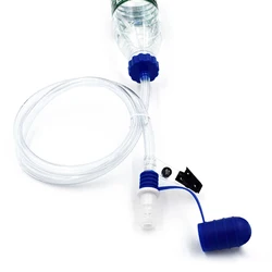 Water Bottle Drinking Tube with Double Adapter Hydration System Drink Tube Kit for Cycle Trekking Fishing Boating Camping