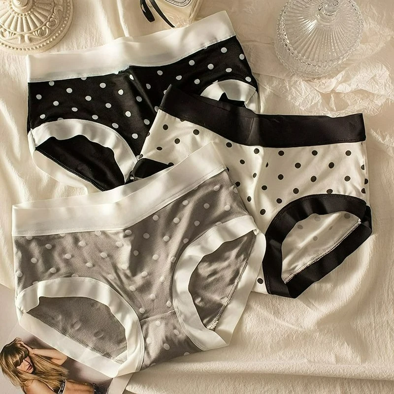 

Трусики женские из чистого хлопка антибактериальные милые японские трусики для девочек со средней талией хлопковые студенческие дышащие брюки