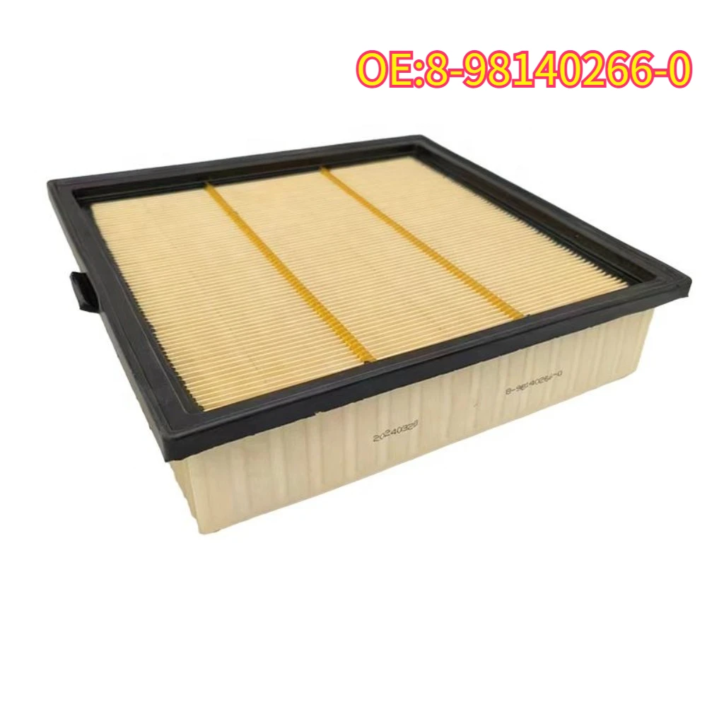 High quality New For 2Pcs 8-98140266-0 Air Filter SY3102 For Jiangling  Isuzu D-MAX Mu-X Ranger Lingtuo Remax ZTE LordGrandtiger