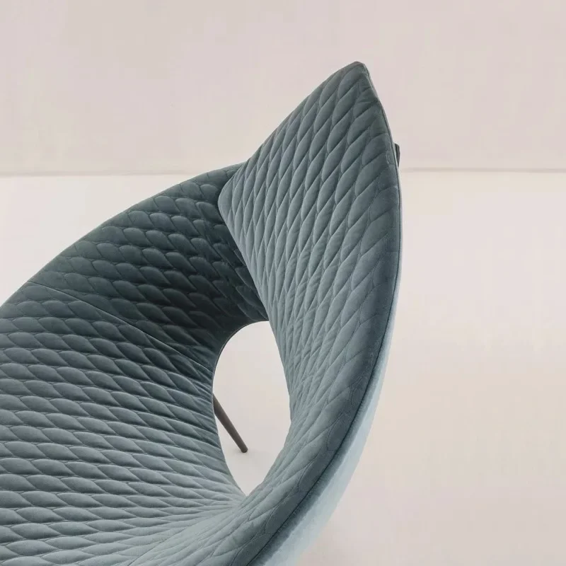 Creative special-shaped fiberglass single sofa chair designer