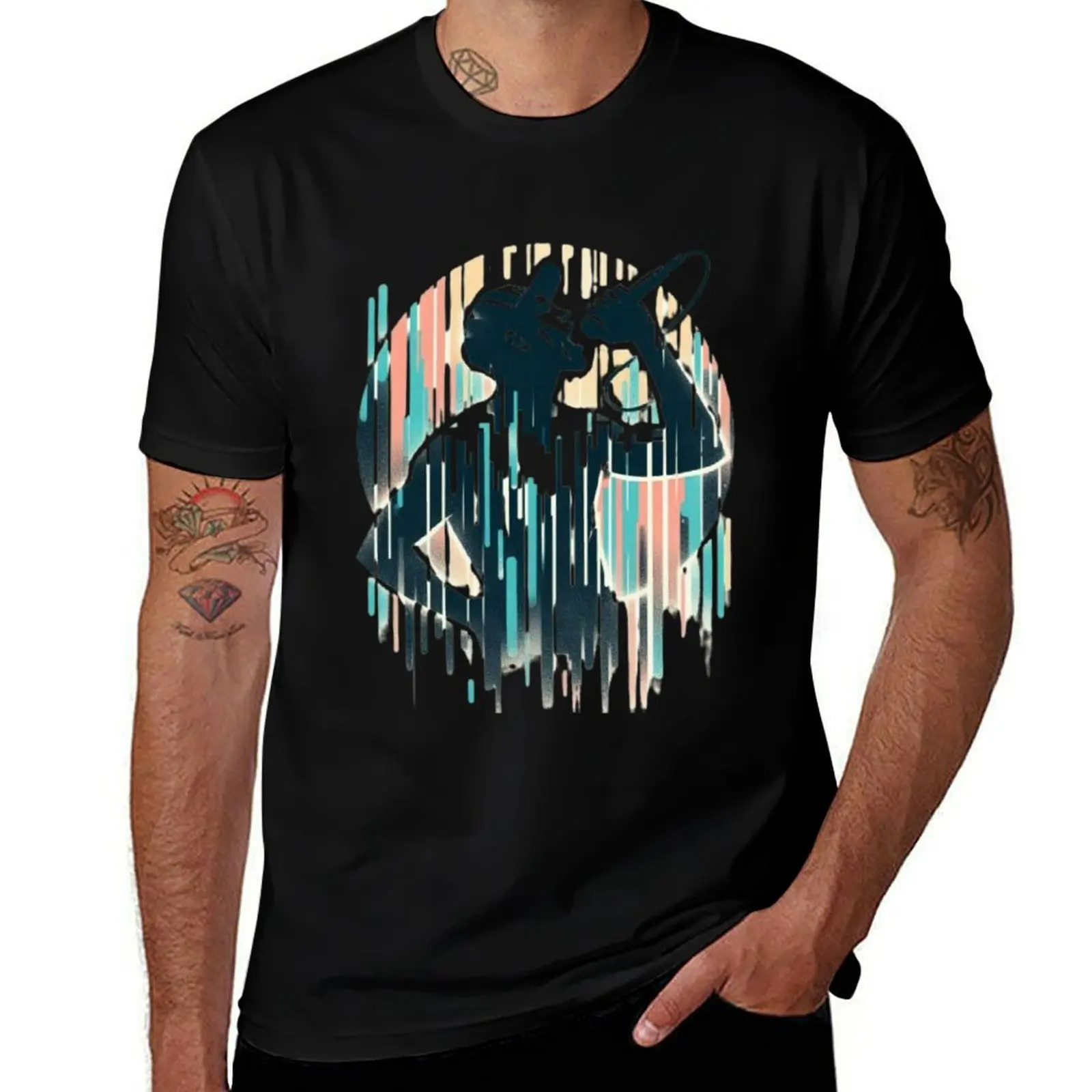 Beatboxing vintage design T-Shirt Work Wear Lightweight Tee