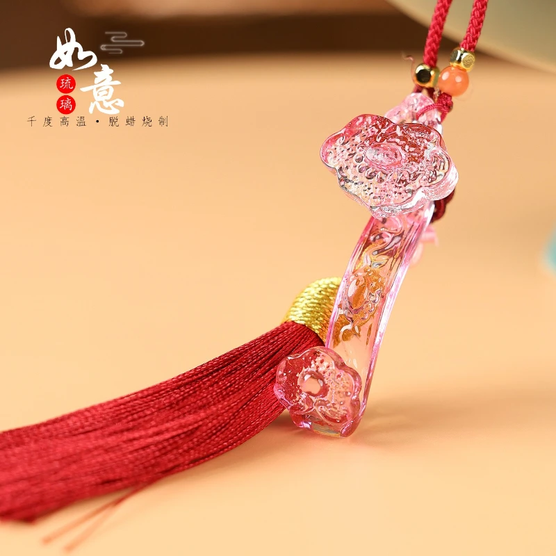 FD car hanging three-purpose glazed pendant auspicious pendant car decoration new Chinese gift