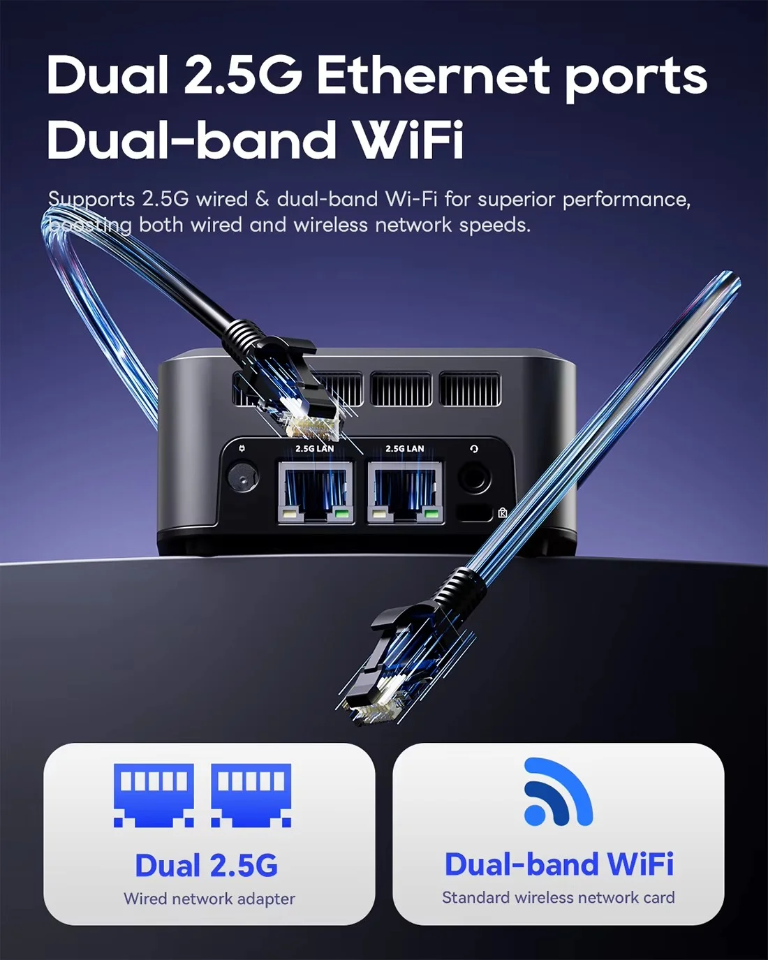 AOOSTAR N1 Pro Mini PC Intel N150 Windows 11 Pocket Mini PC 12GB DDR5 Full-featured Tpye-C 4K 60Hz 2.5G LAN*2 Pocket Computer