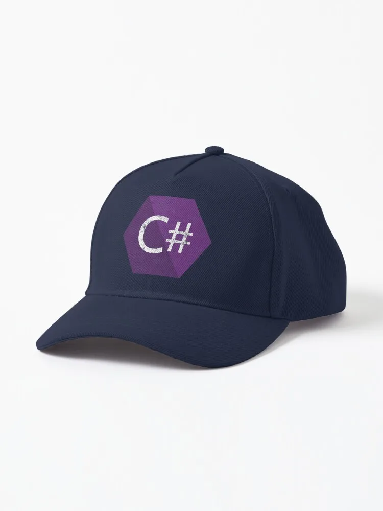 Vintage C# C Sharp Programmer Cap For Women Men Hip Hop Cap Street Baseball Hat