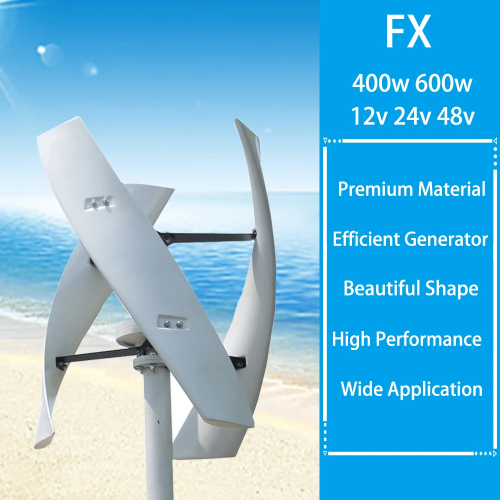 

5KW 8KW Windmill 12v 24v 48v Vertical AXIS Permanent Maglev Wind Turbine Generator MPPT Controller Free Energy High Efficiency