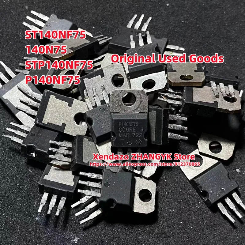 10pcs/lot Original ST140NF75 STP140NF75 P140NF75 140N75 140A 75V TO-220 MOSFET