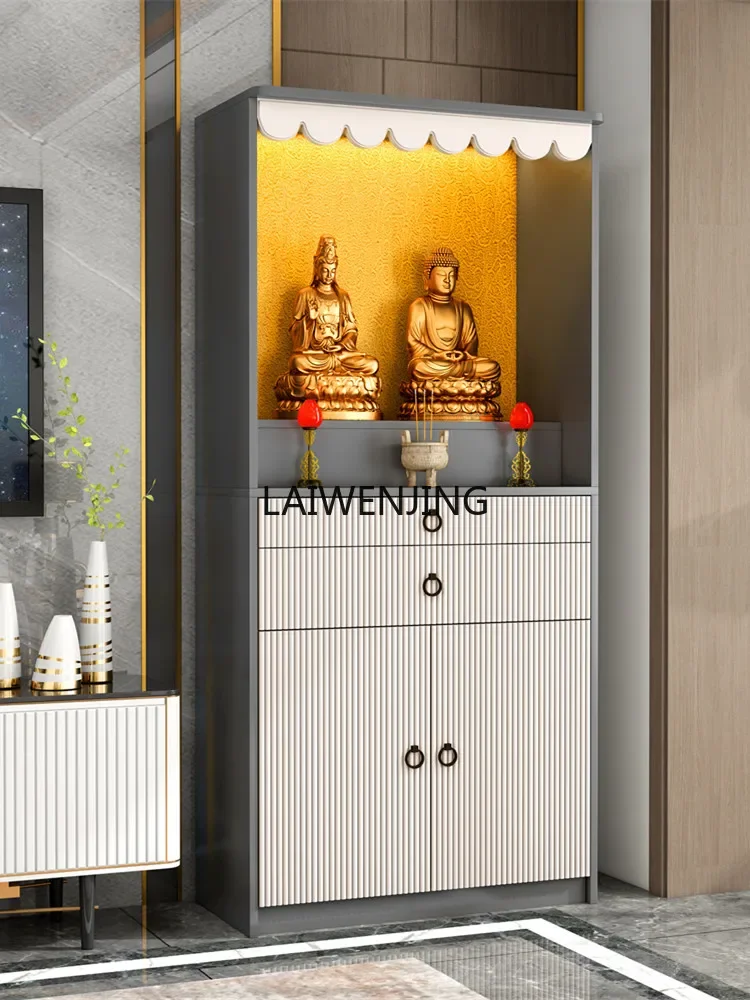 SGF Buddhist niche new Chinese vertical cabinet light luxury table Shentai cabinet incense table