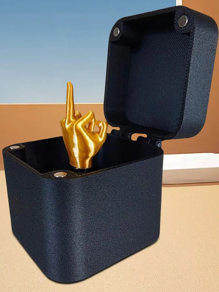 Pudełko Niespodzianka z Środkowym Palcem Złośliwe Pudełko Niespodzianka z Środkowym Palcem Prezent dla Dorosłych