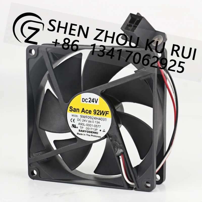 Original Sanyo 24V 0.35A 9025 9CM Robot Fanuc axial Flow Frequency changer 9WF0924H4031 Coolingfan
