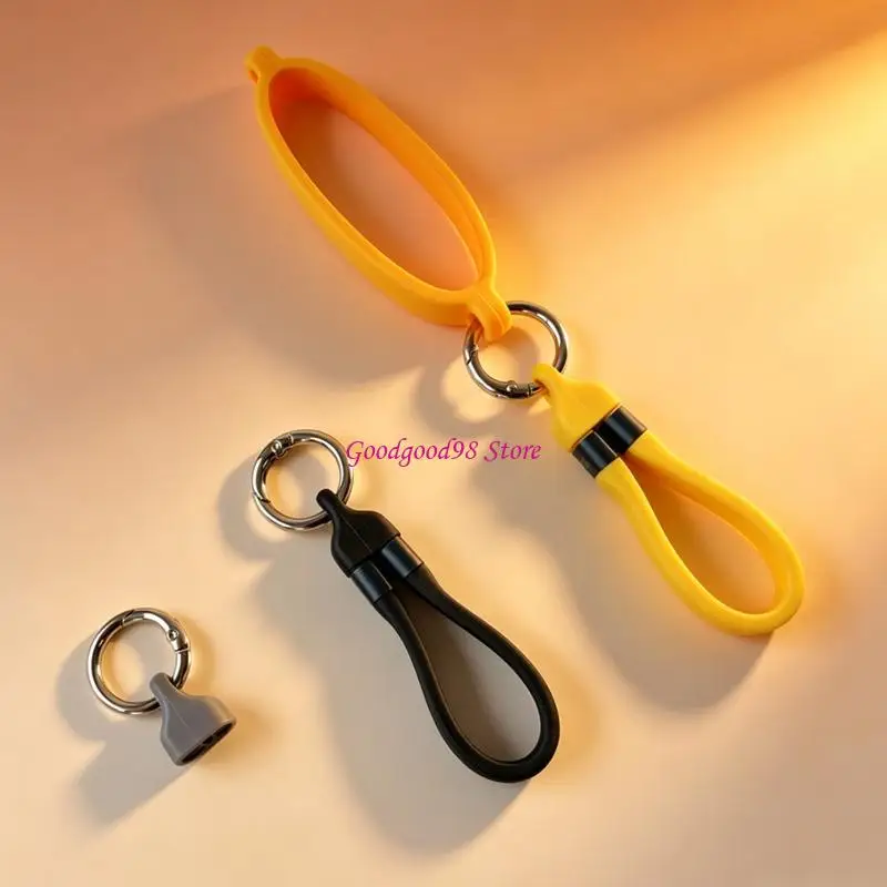 Type C Charging Cable with Detachable Silicone Band for CP13 Power Cord Keychain 
