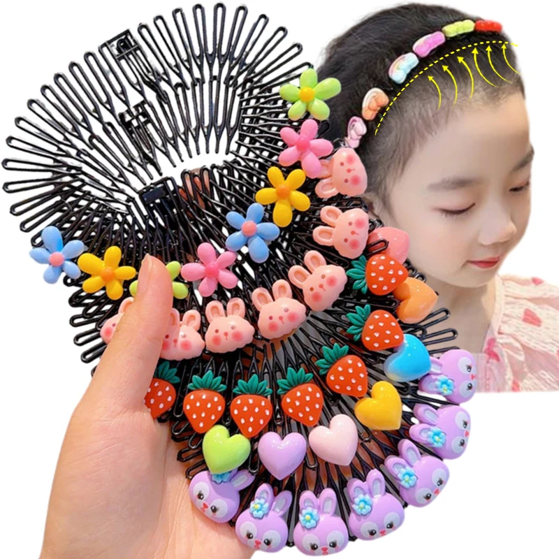 Fashion Cartoon Wave Hairbands Cute Hair Decorate Teeth Headbands for Children Girls No-slip Hair Hoops Hair Accessories