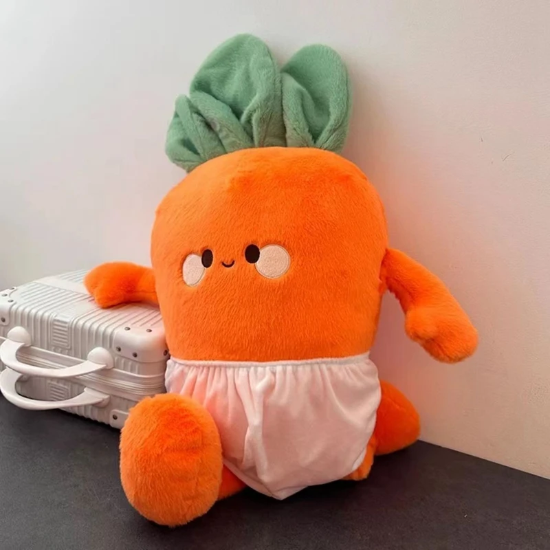 40CM New Turnip Fast Run Plush Toy Super Soft Kawaii Turnip Baby Diapers DIY Dolls To Give Children Birthday Christmas Gifts