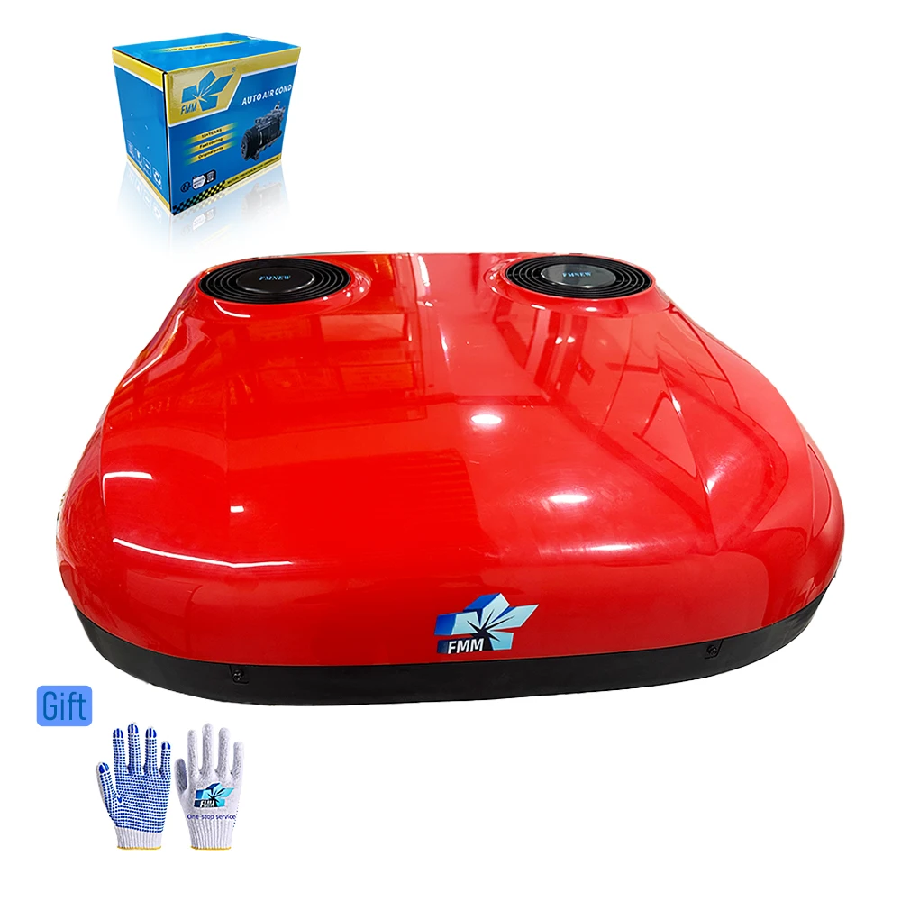 

12V 24V Roof-Mounted Integrated Parking Air Conditioner (Cooling & Heating All-in-One) for Truck, Bus, Camper,Refrigerated Truck