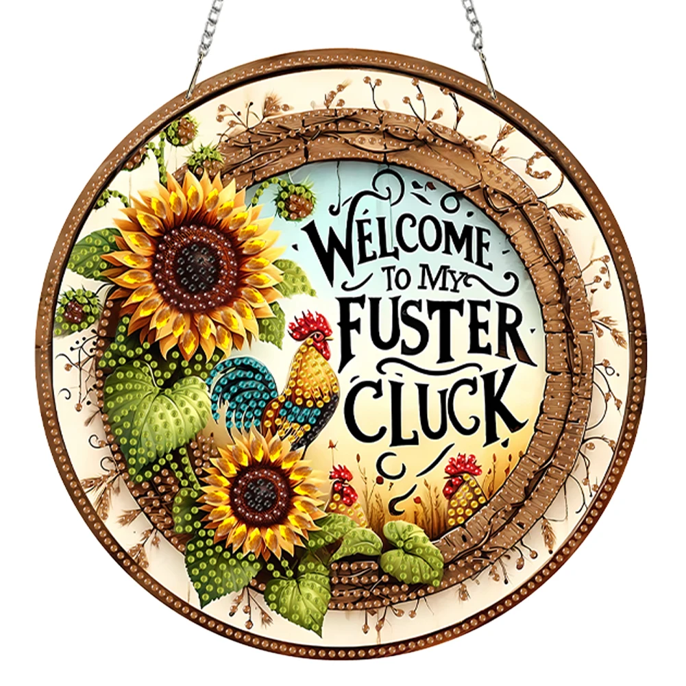 

2D/плоские акриловые DIY подвесные алмазные художественные наборы специальной формы Алмазная художественная подвеска Набор алмазной живописи DIY Домашний декор Подвесной Шарм