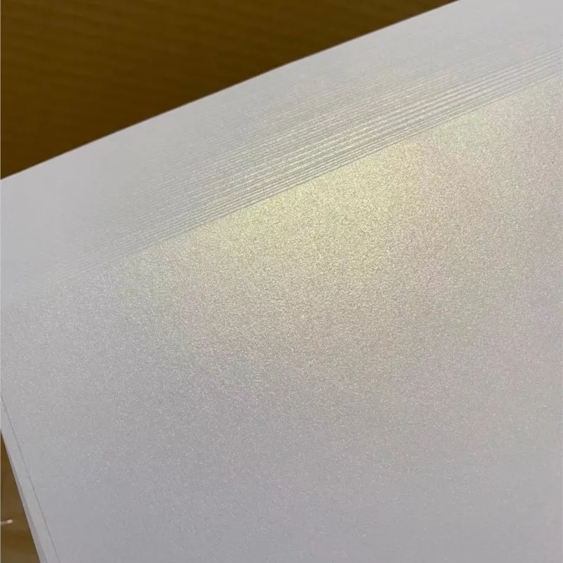 50pcs fast shipping A4 Size 21x29.7cm 120/150/200/250/300gsm Pearl Paper Double Ice White Color Model Wedding Party Decorations