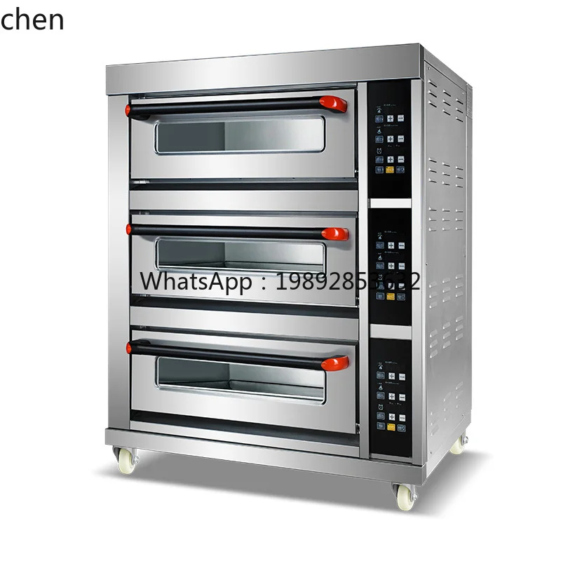 KX  Baking Equipment Oven Large Large Capacity One Floor Two Plates Electric Oven Steam Bread Open Oven