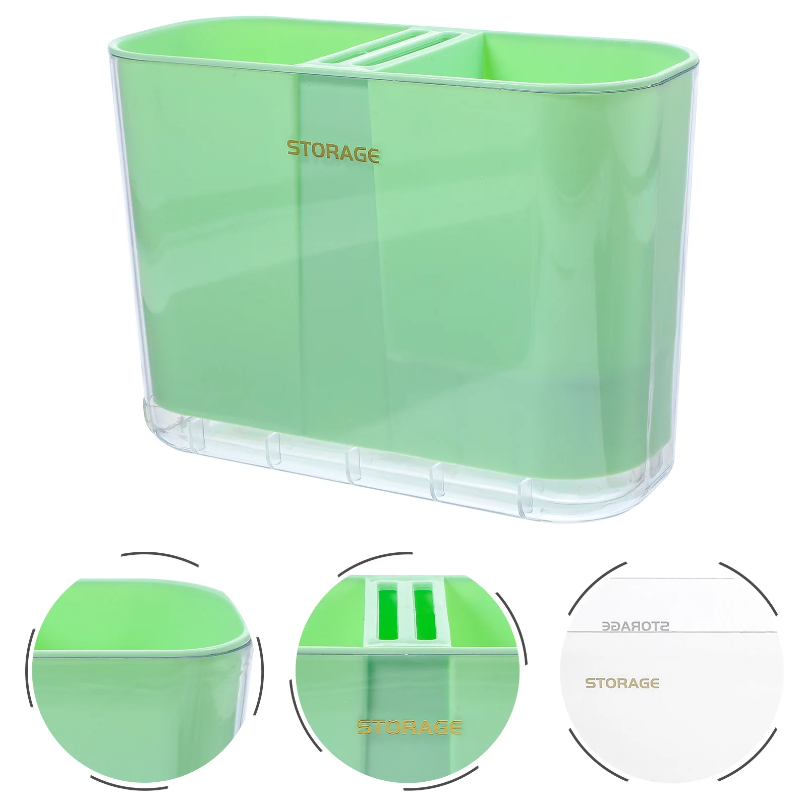 

Multifunctional Utensil Chopstick Cutlery Storage Forks Storage Box Plastic Countertop Dishwasher Space Saving