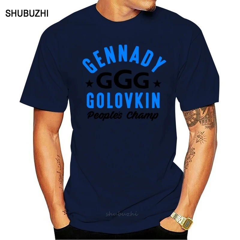 New GGG T-Shirt Gennady Golovkin People's Champ GGG vs Canelo Boxing T Shirt