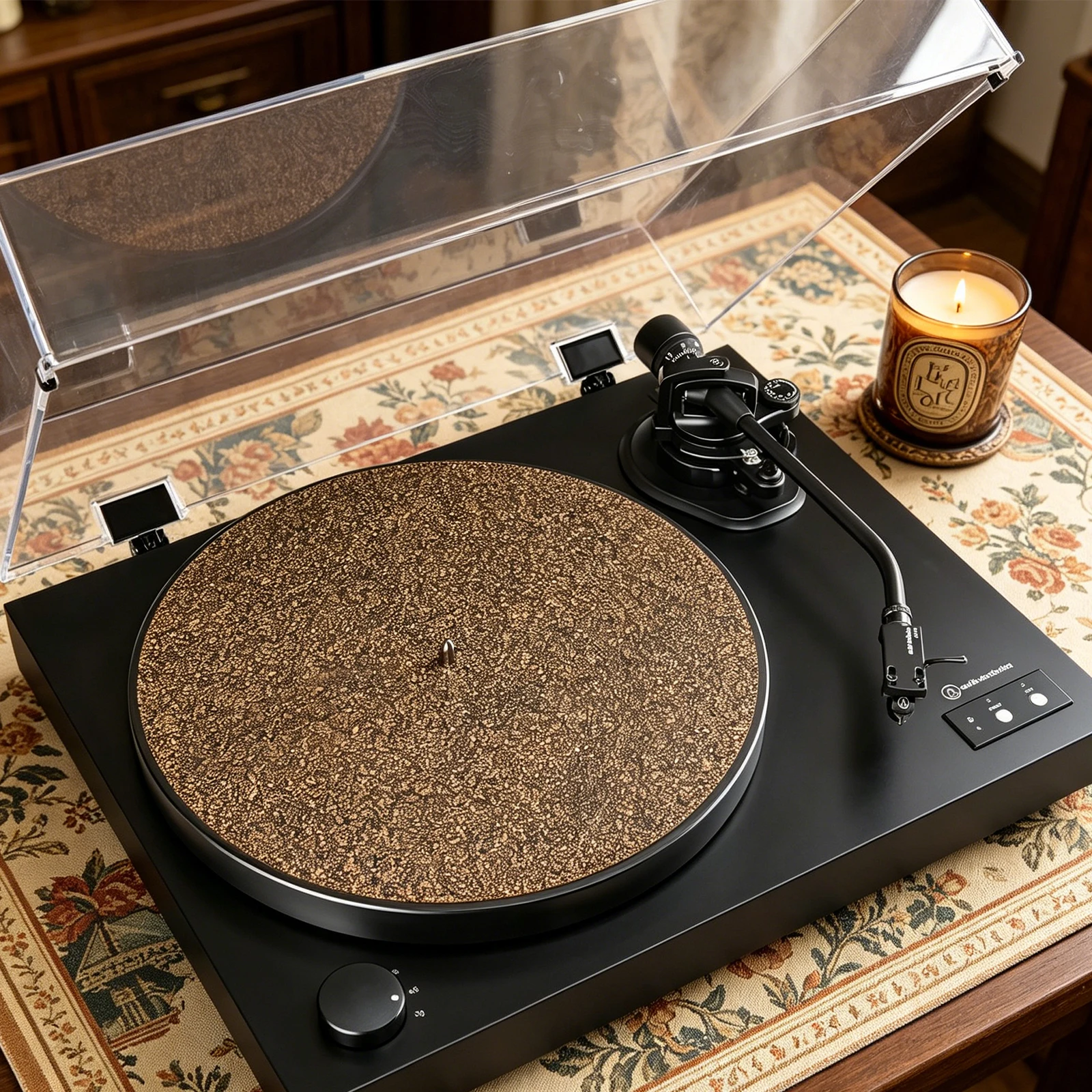 

Cork & Rubber Vinyl Disc Protective Pad 12 Inch X 3 Mm Anti-Slip Anti-Static with High Fidelity for All LP Vinyl Record Players