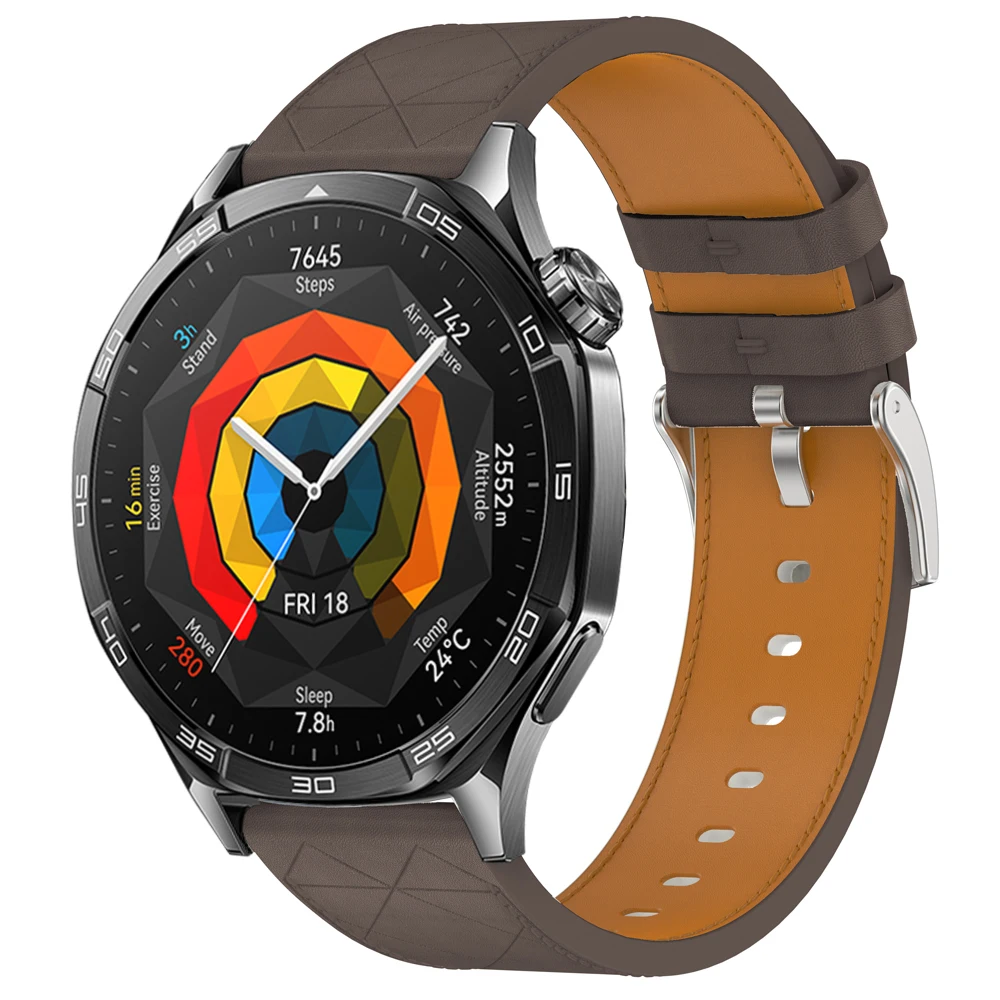 Synthetische lederen band horlogeband armband compatibel met Huawei Watch GT5 pro 46mm GT3 GT2 pro GT4 46mm smartwatch accessoire