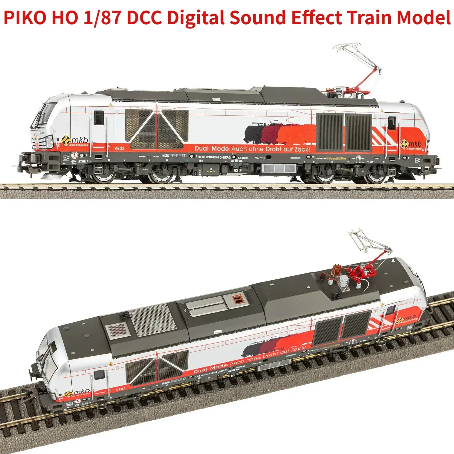 

PIKO HO 1/87 Train Model 51165 BR248 Electric Internal Combustion Hybrid MKB Sixth Generation DCC Digital Sound Train Model Toy