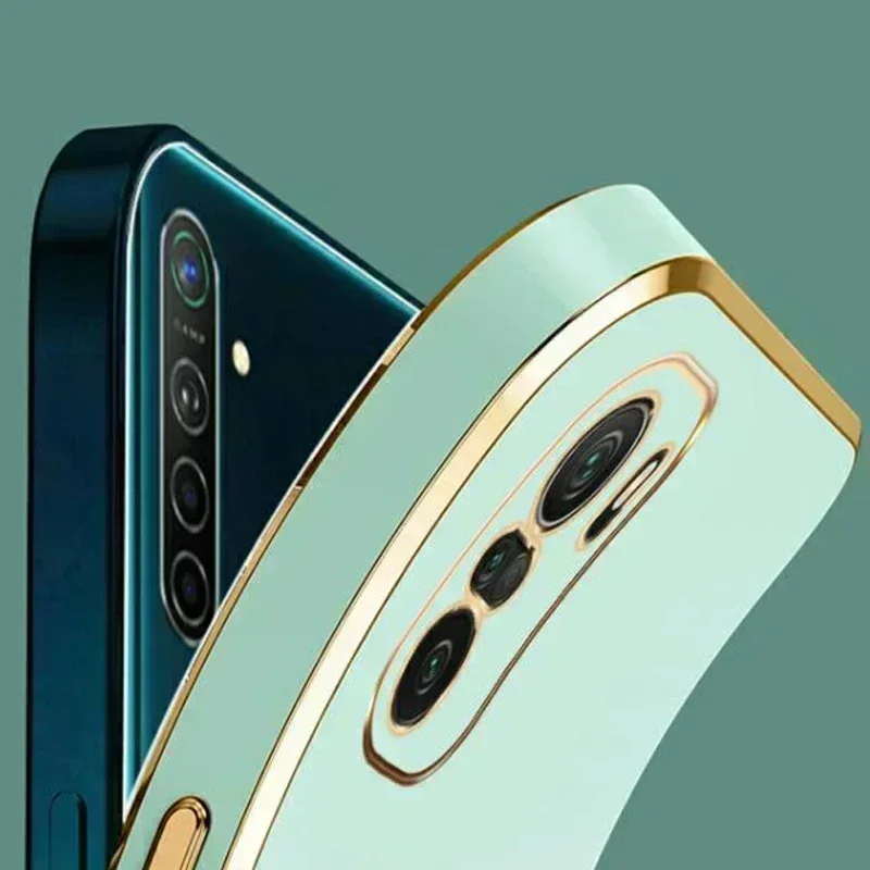 لهاتف Xiaomi Poco M5s حافظة Poco F3 2207117 BPG M2012K11AG فاخر مربع تصفيح POCO F3 M5S جراب هاتف غطاء خلفي مقاوم للصدمات