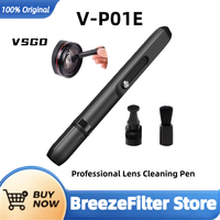 VSGO V-P01E Professional Lens Cleaning Pen Lens Cleaner Pen with Carbon Tip and Brush for Optics Camera Lens LCD Screen Cleaning