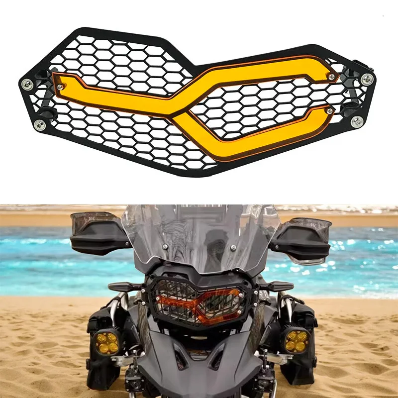 F750GS F850GS Headlight Protector Head Lights Grille Protection Guard Cover For BMW F 850 GS F750 GS 2018-2023 2020 2021 2022