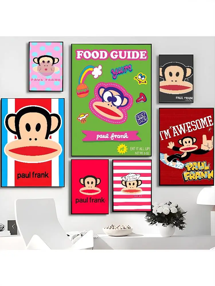 P-Paul F-Frank Whitepaper Poster Waterproof Paper Sticker Coffee House Bar Aesthetic Art Wall Painting