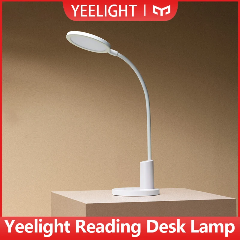 Yeelight Reading Desk Lamp Plug in table lamp Night light Eye protection Touch adjustable 3 color temperatures 360° twistable