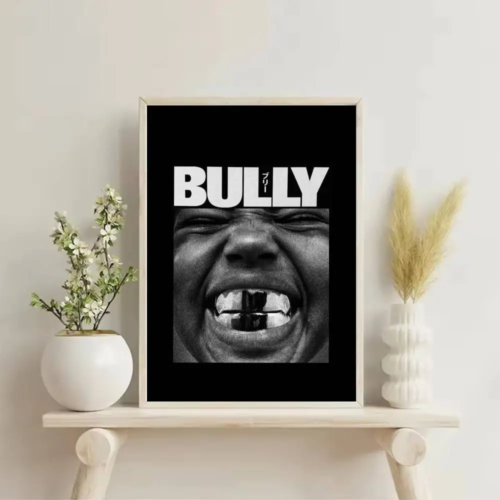 K-Kanye YE West BULLY Poster Self-adhesive Art Waterproof Paper Sticker Coffee House Bar Room Wall