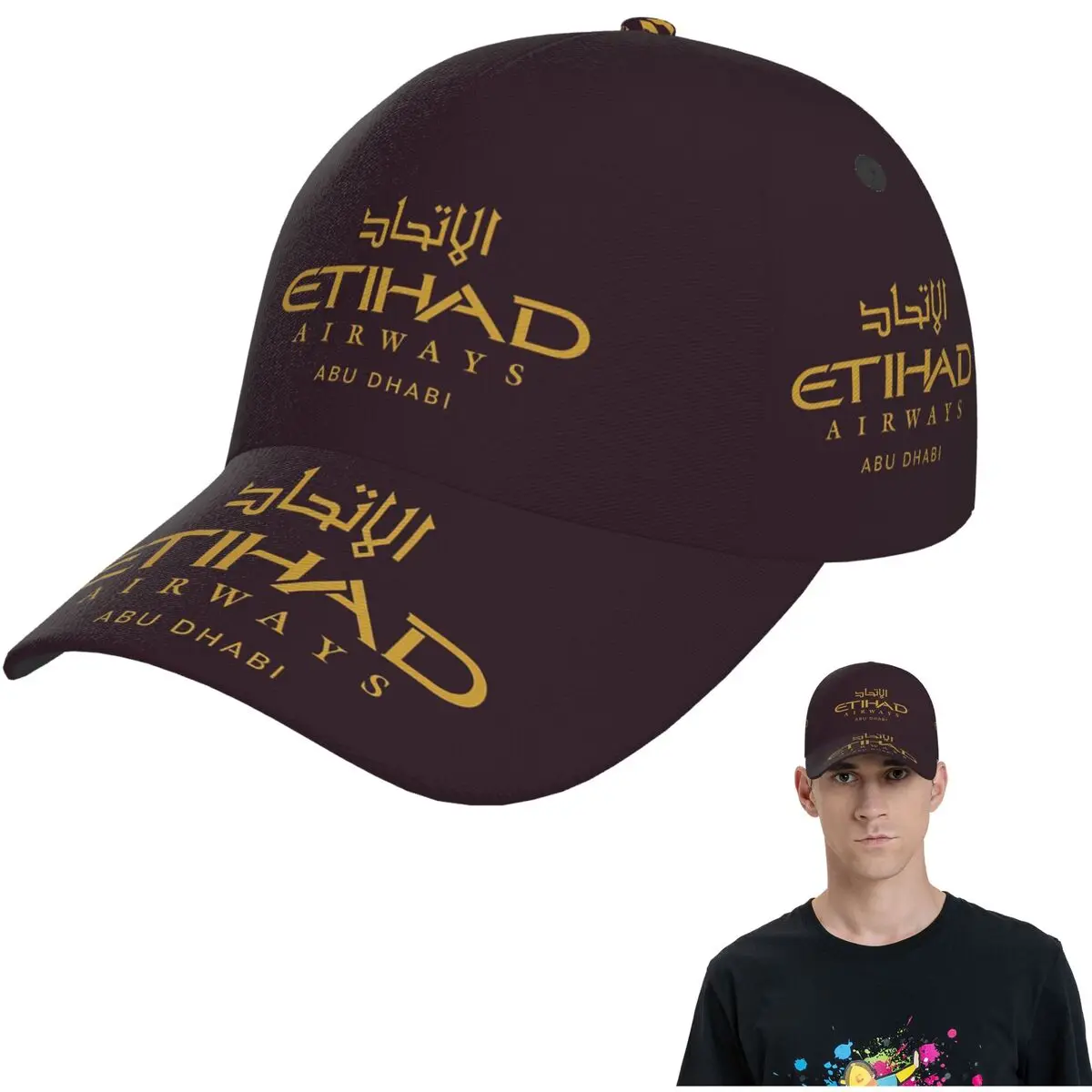 

Etihad Airways сетчатые бейсболки Snapback модные бейсболки дышащие повседневные кепки для улицы для мужчин и женщин