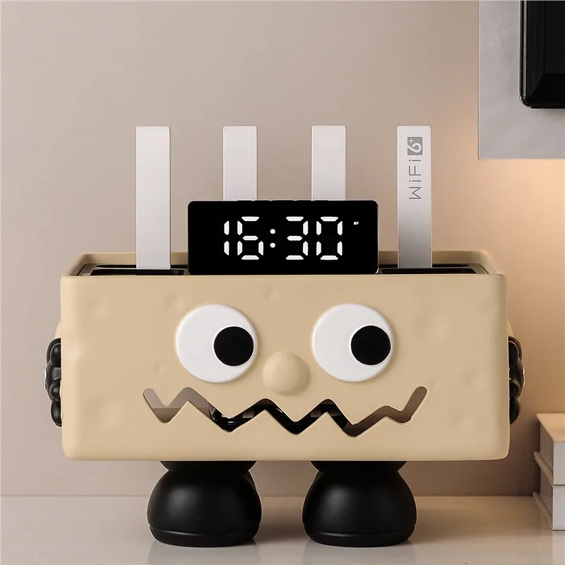 Router box storage box hidden placement rack living room decorative ornament