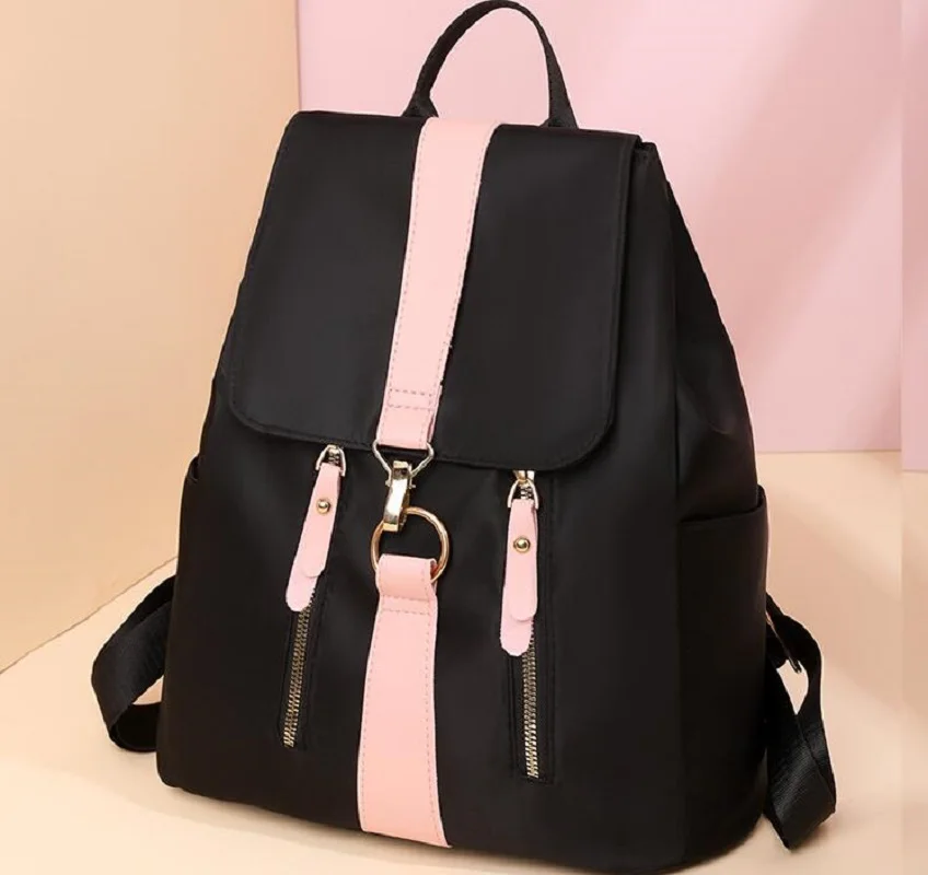 Women Fashion Korean Waterproof Oxford Backpack Large Capacity Student School Bag Ladies Casual Travel Shoulder Bags Backpacks