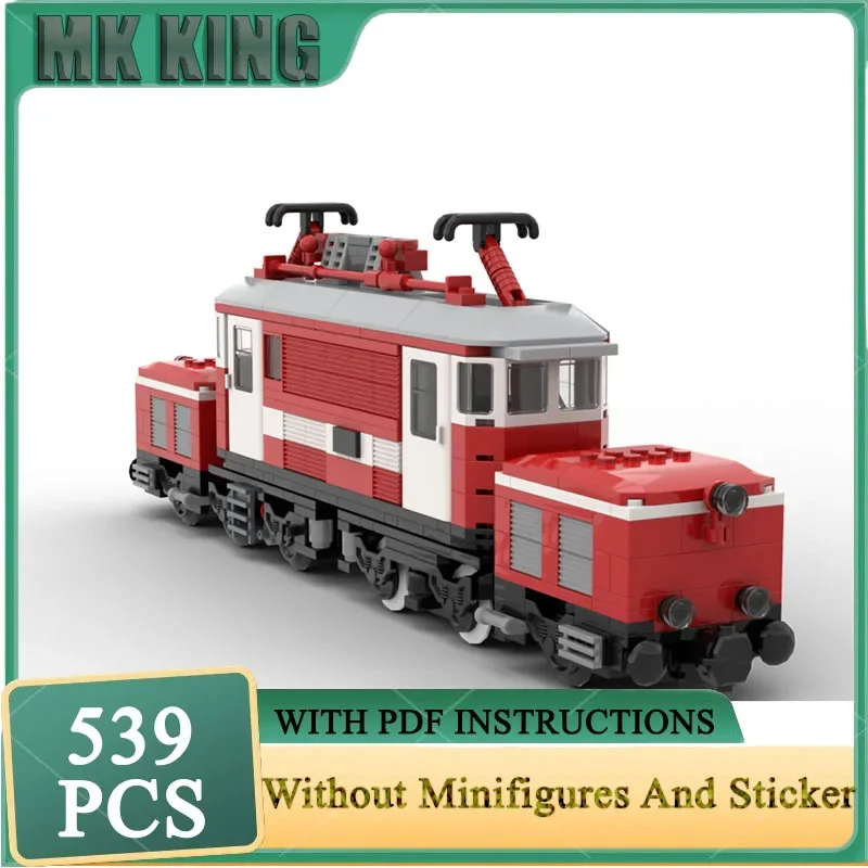 

Строительные блоки Moc, модель поезда красного крокодила, технологические кирпичи, сделай сам, модель железнодорожного поезда, сборка, праздничная игрушка, подарки