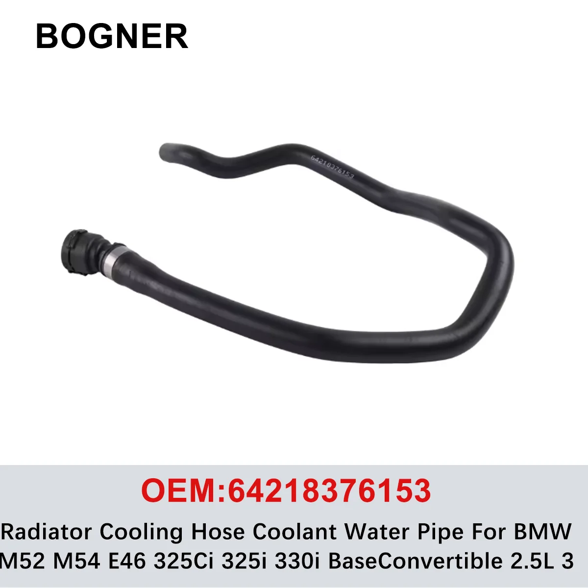 64218376153 XUZHIANG Radiator Cooling Hose Coolant Water Pipe for BMW M52 M54 E46 325Ci 325i 330i BaseConvertible 2.5L 3