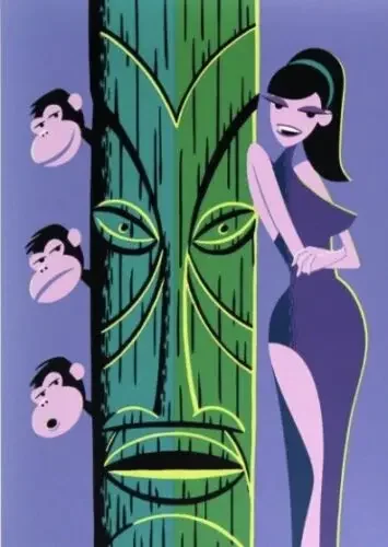 القرود SHAG Mike طباعة ملصق حرير فني ، ديكور غرفة المعيشة ، صورة ديكور جدار المنزل