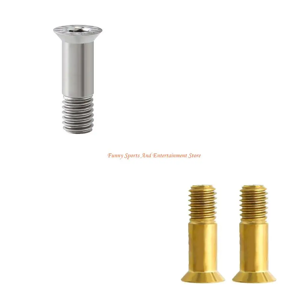 

C4DE 2 Pcs Alloy Bicycles Rear Derailleur Pulley Screws Guide Wheel Fixing Bolts Screws Road Bike Accessories Parts